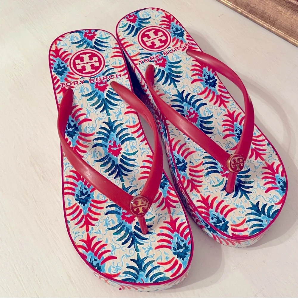 Tory Burch platform, Flipflops Sandals Sizev 7.5 ~8 Women